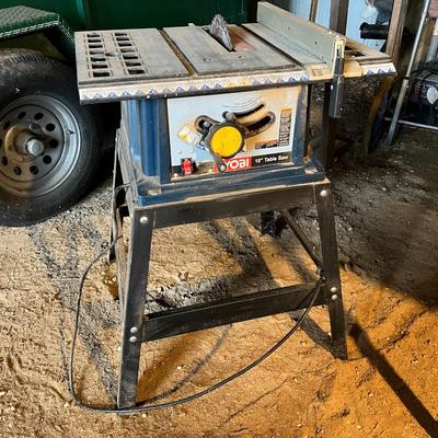 Ryobi 10 Inch Table Saw with Stand Base