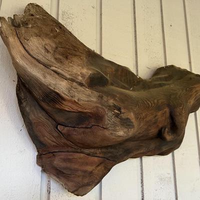 Lovely Carved Wood Otter Wall Art