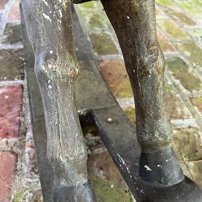 Antique Carved Wood Rocking Horse