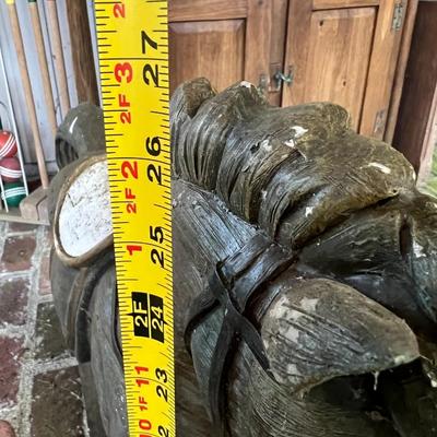 Antique Carved Wood Rocking Horse
