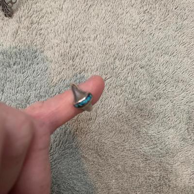 Sterling Turquoise Estate Ring Lot B204