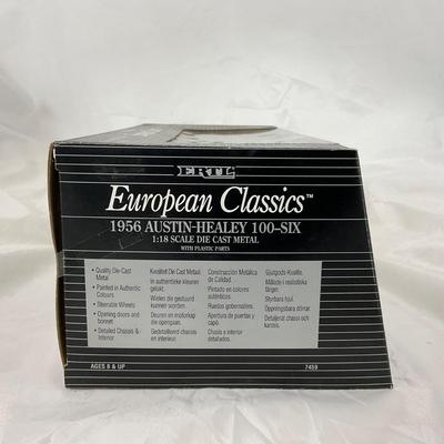 -129- EUROPEAN CLASSICS | 1:18 Scale Die Cast | 1956 Austin Henley 100-Six