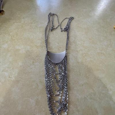 Large multi strand necklace