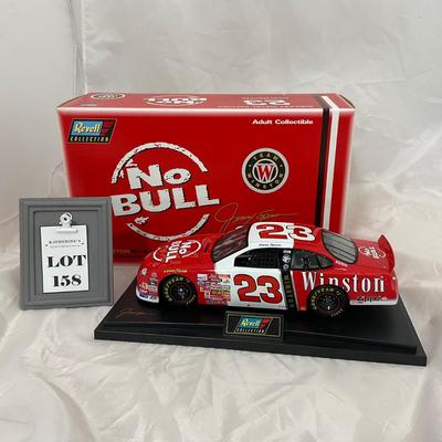 -158- NASCAR | 1:18 Scale Die Cast | 1998 Winston No Bull Ford Taurus | Jimmy Spencer