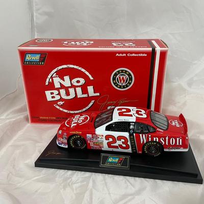 -158- NASCAR | 1:18 Scale Die Cast | 1998 Winston No Bull Ford Taurus | Jimmy Spencer