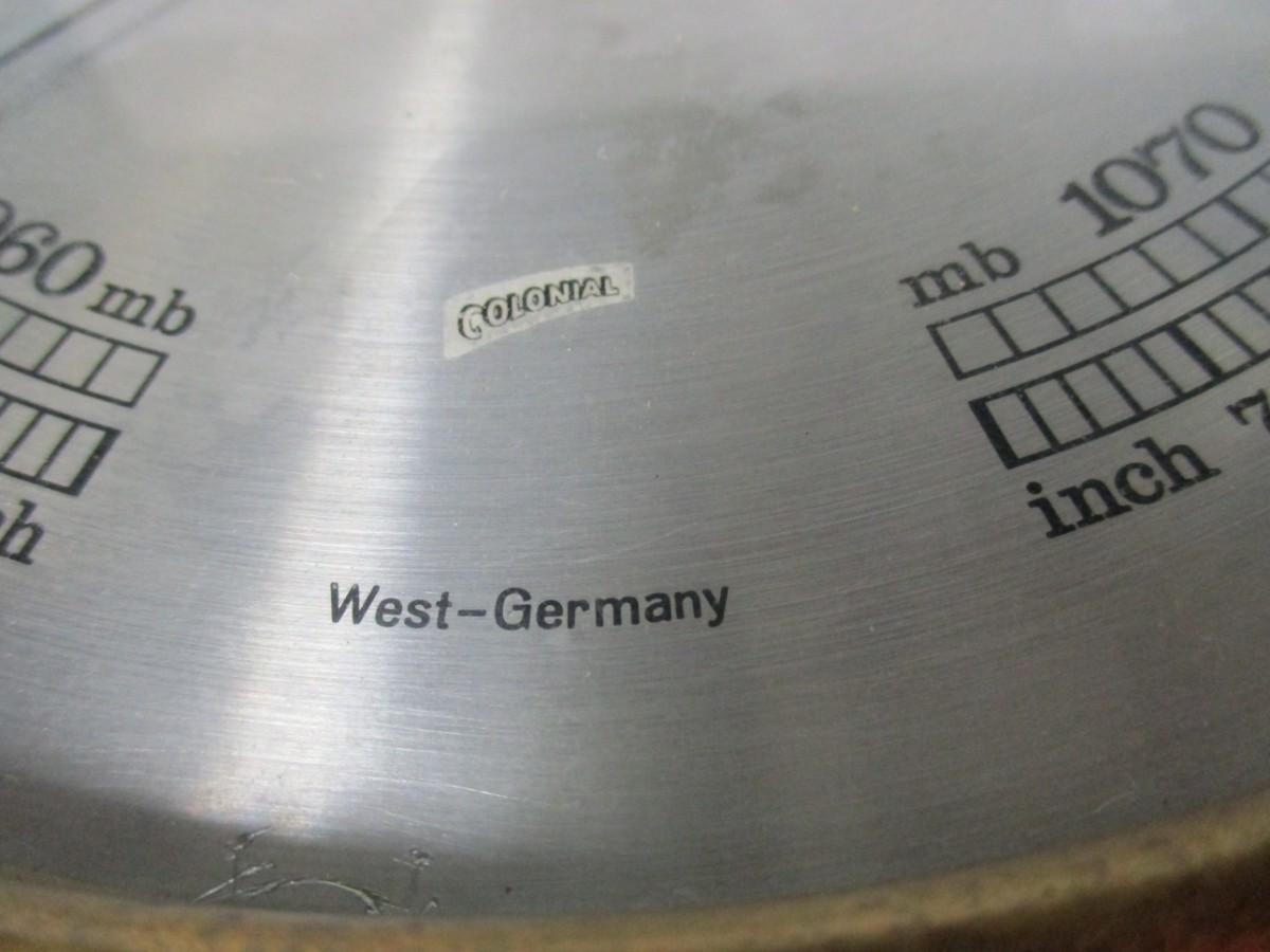 Brass Range Gauge Barometer West Germany