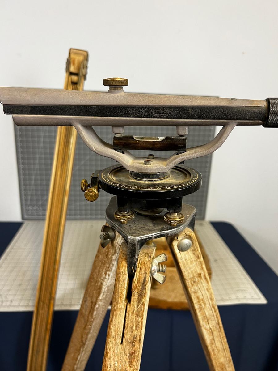 BERGER Survey Equipment: Transit, Linker Rod and tripod | EstateSales.org