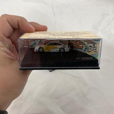-208- NASCAR | 1:8 Scale K Ludwig 1995 Mini Helmet | 1:87 Opel Calibra V6 M. Reuter