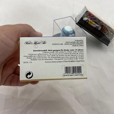 -208- NASCAR | 1:8 Scale K Ludwig 1995 Mini Helmet | 1:87 Opel Calibra V6 M. Reuter