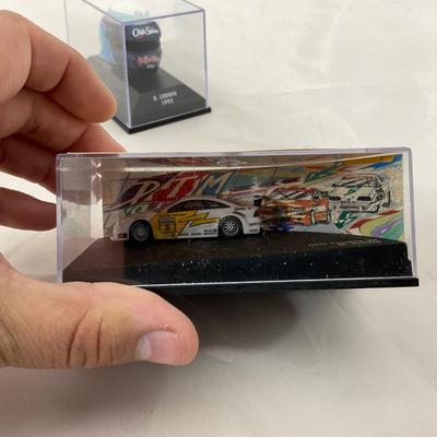 -208- NASCAR | 1:8 Scale K Ludwig 1995 Mini Helmet | 1:87 Opel Calibra V6 M. Reuter