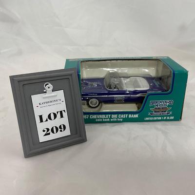 -209- BRICKYARD | 1:24 Scale Die Cast | 1957 Chevrolet Die Cast Bank