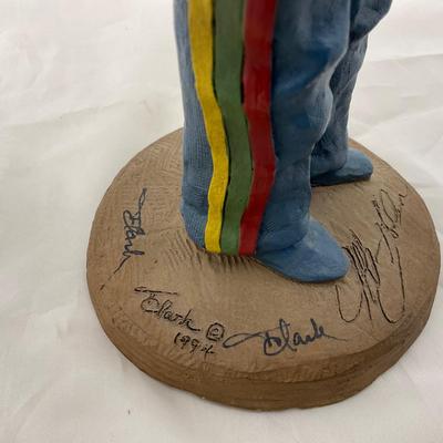 -218- NASCAR | Tom Clark Jeff Gordon Resin Statue