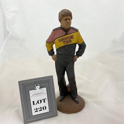 -220- NASCAR | 1992 Tom Clark Bobby Hamilton Resin Statue