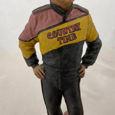 -220- NASCAR | 1992 Tom Clark Bobby Hamilton Resin Statue