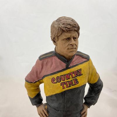 -220- NASCAR | 1992 Tom Clark Bobby Hamilton Resin Statue