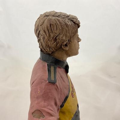 -220- NASCAR | 1992 Tom Clark Bobby Hamilton Resin Statue