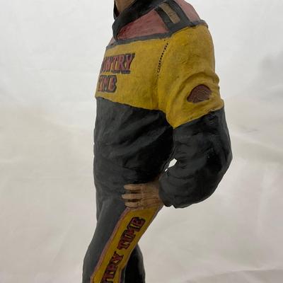 -220- NASCAR | 1992 Tom Clark Bobby Hamilton Resin Statue