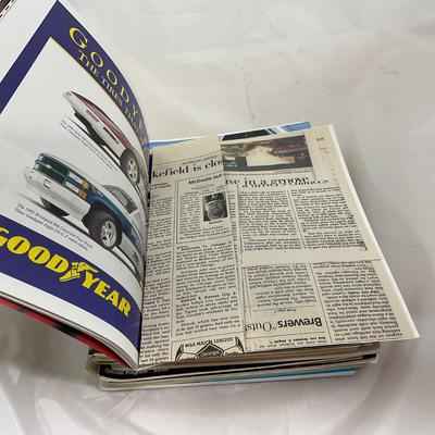 -221- RACING | Collection of Elk Heart Lake / Wisconsin Racing Magazines With Tickets