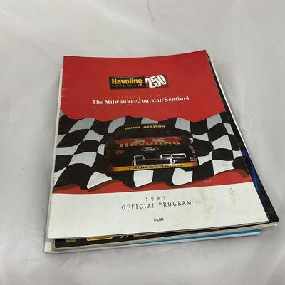 -221- RACING | Collection of Elk Heart Lake / Wisconsin Racing Magazines With Tickets