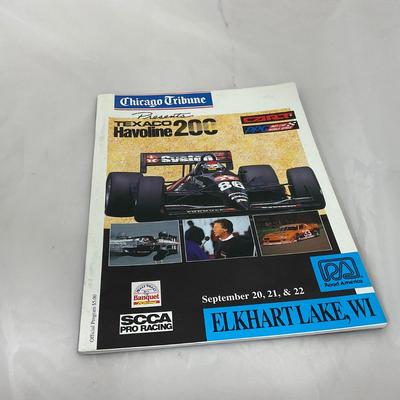 -221- RACING | Collection of Elk Heart Lake / Wisconsin Racing Magazines With Tickets