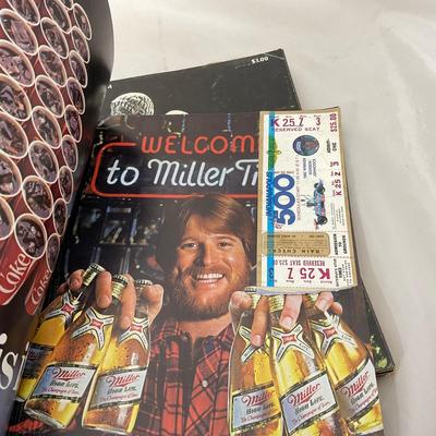 -230- RACING | Indy 500 Run of Programs With Tickets