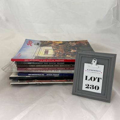 -230- RACING | Indy 500 Run of Programs With Tickets