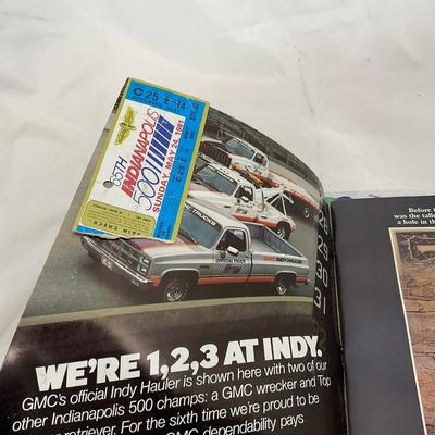 -230- RACING | Indy 500 Run of Programs With Tickets