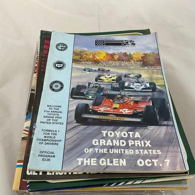 -231- RACING | Miscellaneous Group of Racing programs