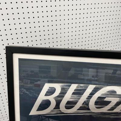-245- RACING | Large Bugatti Automobiles Framed Poster