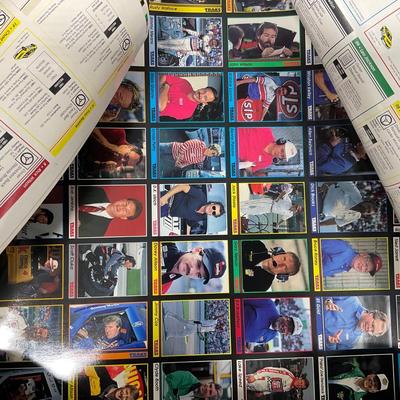 -249- NASCAR | Two Sheets Of Tightly Rolled Uncut Cards