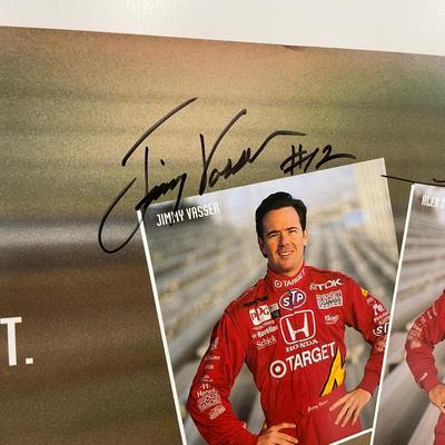 -255- RACING | Indy Team Target Signed Poster
