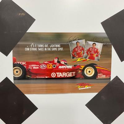 -255- RACING | Indy Team Target Signed Poster