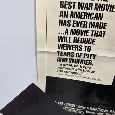 -256- COLLECTIBLE | 1986 Platoon Movie Poster