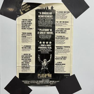 -256- COLLECTIBLE | 1986 Platoon Movie Poster