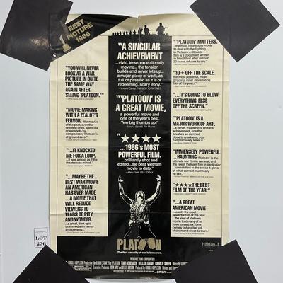 -256- COLLECTIBLE | 1986 Platoon Movie Poster