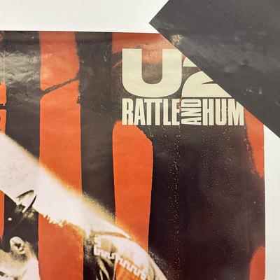 -257- COLLECTIBLE | 1988 U2 Rattle and Hum Movie Poster