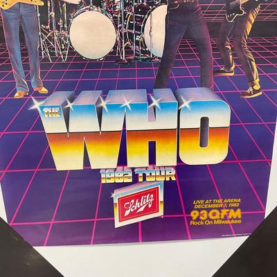 -260- COLLECTIBLE | The Who Schlitz Poster