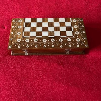 Checker board jewelry box