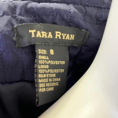 TARA RYAN ~ Size 8 ~ Navy Blue Jacket ~ EUC