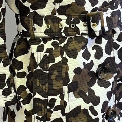 MADISON ~ Size 6 ~ Leopard Print Belted Jacket ~ EUC