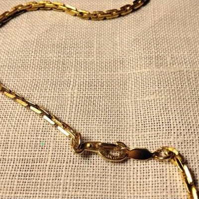 Jade Elephant On 14K GF 18" Chain