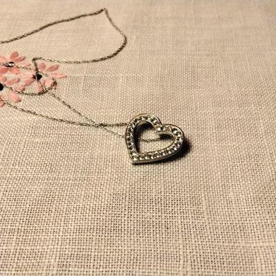Suzy Levian Diamond â™¥ 925 18" Necklace