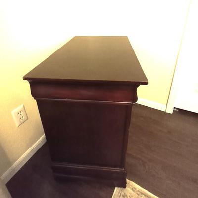 WOODEN TWO DRAWER NIGHTSTAND