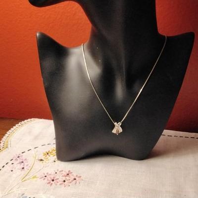 Ross & Simons Ruby and Diamond 18" Gold Vermeil Necklace