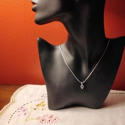 Gorgeous 18" 925 Amethyst Necklace