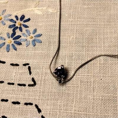 Gorgeous 18" 925 Amethyst Necklace