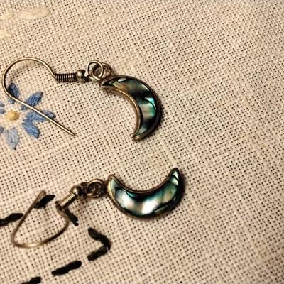 Abalone Sterling Silver Earrings