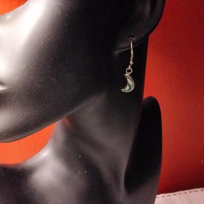 Abalone Sterling Silver Earrings