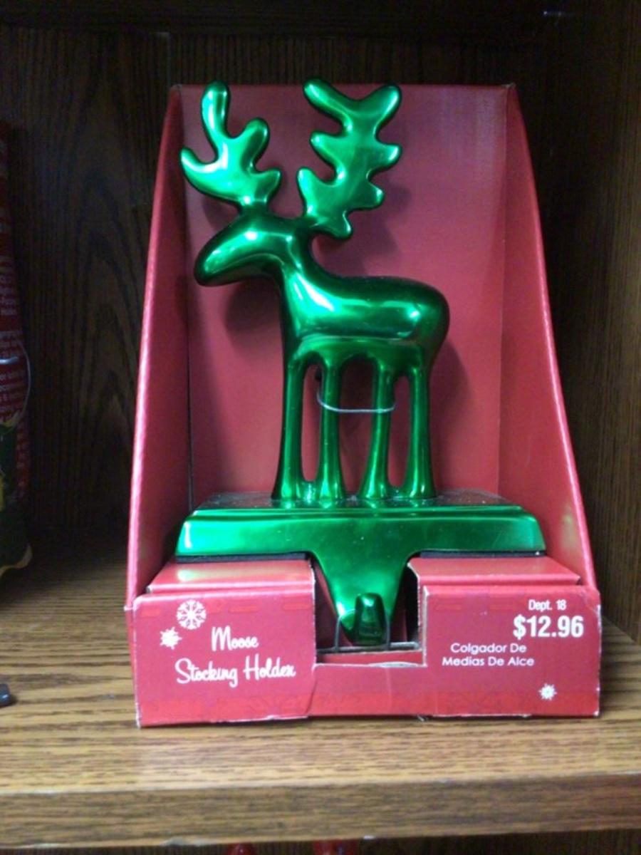 Moose stocking holder