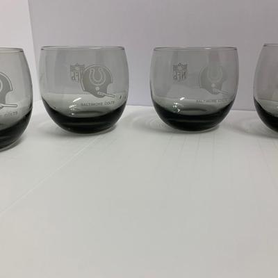 Nice Big Lot BALTIMORE COLTS Cocktail Glasses